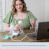Motif Medical Duo Double Breast Pump Replacement Parts - Resupply Kit w/Milk Storage Containers, Bottle Caps, Bottle