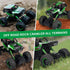 1:14 4WD DOUBLE E Scale Large Remote Control Car Monster Trucks with Head Lights, Off-Road All Terrain RC Car