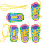 NUOBESTY Shoelace Threading Teaching Toys, Learn to Tie Shoelaces Toy for Kids, Fine Motor Skills Educational Toys
