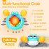 Tummy 6-12 1 12-18 Musical Crawling Crab Baby Toy - Time Toys for Months Boy Girl, Light-up Walking Crab Toys for Year