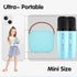 YLL Mini Karaoke Machine for Kids, Portable Bluetooth Speaker with 2 Wireless Microphones, Christmas Birthday Gift