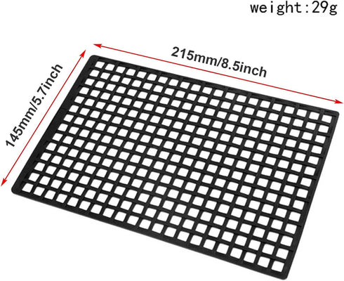 RC Car Rubber Window Net, Luggage Rack Net Scale Accessories for 1/8 1/10 RC Crawler Car Short-Course Truck