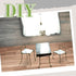 12 8.27 11.69 Inch Flutesan Pcs Miniature Dollhouse Wallpaper and Flooring Peel and Stick Mini DIY Self Adhesive