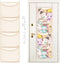 Over The Door Stuffed Animal Storage, Cotton Toy Organizer with 4 Large Pockets for Plush Toys and Baby Supplies