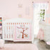 4 Set 100% Set Set EVERYDAY KIDS Piece Girls Crib Bedding - Owls - Soft Cotton Percale - Includes Quilt, Fitted Sheet