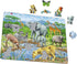Larsen Puzzles African Savannah 65 Piece Children's Jigsaw Puzzle