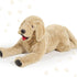 Geosar Giant Dog Stuffed Animals, Fluffy Labrador Large Plush Toy, Big Cuddly Body Pillow, Gifts for Kids & Pets, Gold