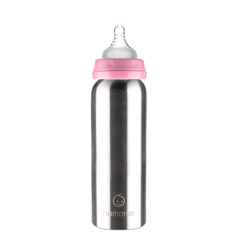 3-in-1 (8 oz Stainless Steel Sippy Cups for Toddlers | Non-Toxic Insulated Stainless Steel Baby Bottle | Straw Cup