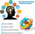 Maze Ball, 3D Interactive Maze Sphere Game (16cm, 6.3’’) with 118 Obstacles, Magical Brain Teasers for Kids