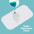 6 Pack 23" 11" Sunny zzzZZ Baby Waterproof Changing Pad Liners - Quilted Thicker Ultra Soft Changing Table Cover Liners