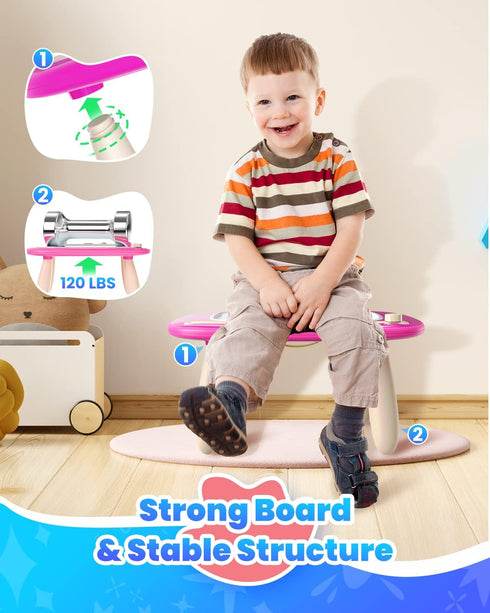 1-3 1 2 3 Seimome Magnetic Drawing Board, Toddler Girl Toy for Year Old, Doodle Board Learning and Educational Toy