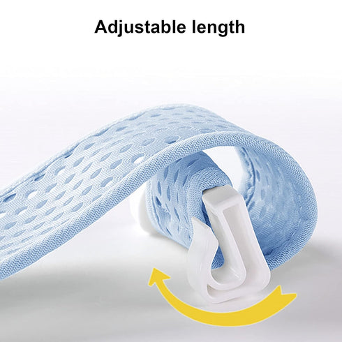 Baby Five-Pointed Bathtub Support Net, Soft Shower Mesh Pad for Newborn Bathing Support, Adjustable for 0-18 Months