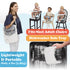 3-Point PrimoBaby SproutSeat Booster Seat for Kitchen Chair - Portable Folding Design, Travel Baby Beach Essentials