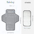 Portable Changing Pad for Baby, Waterproof Travel Changing Pads with Built-in Pillow, Excellent Baby Shower Gifts