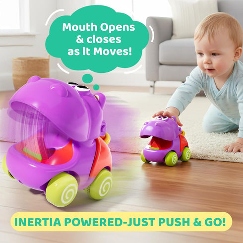 1 1 1-3|Vehicle Set 1-2|1st 6 9 12 18 ALASOU Push and Go Animal Car Toys for Year Old Boy Girl|Baby Toys Year Old Boy