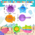 Babelshar 10 1-3, 1-3 12-18 Pcs Bath Toys for Kids Ages Bathtub & Pool Water Toys for Toddlers & Babies Months, Water