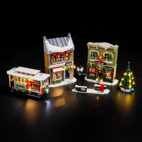 LIGHTAILING LED Light Kit for Lego 10308 Christmas High Street - Compatible with Lego Building Blocks Model (Model Not