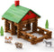 SainSmart Jr. 110 PCS Wooden Log Cabin Set Building House Toy for