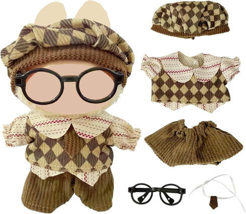 Ezcora Doll Clothes Set, Doll Outfits Pack for 15-17cm Dolls, Perfect for