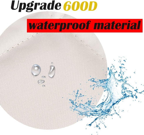 600D funbliss car seat Protector for Child car seat Beige Thick Padding Carseat Kick Mat with Organizer