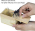 Fake Spider in a Box, Prank Gift for Adults & Kids, Handmade Wooden Pop Out Scare Surprise Boxes for Halloween