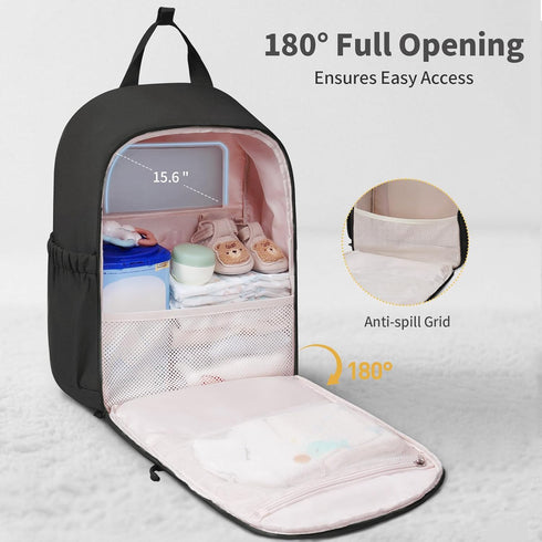Backpack Backpack CEI-CEI Diaper Bag Large Baby Diaper Bag Water-resistant Travel Diaper for Boys Girls Newborn