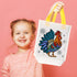 24 144 Pasimy Pieces Mandala Animals Coloring Goodies Bags with Makers Recycle Coloring Gifts Bags Color Your Own Totes