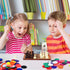 Coopay 300 Pieces Plastic Learning Counters Disks in 10 Colors for Math Practice and Poker Chips, 1 Inch