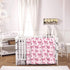30x40 Inch Baby Blanket Pink Bow Pattern Cherry for Boy Girl Newborn Toddler Infant Nursery Throw Blankets Double Layer