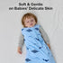 0-6 0.5 3-6 2-Way 0-3 BubblePanda Rayon Made from Bamboo Sleep Sack Months Tog Soft Newborn Sleep Sack Months