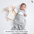 Riff Raff Baby Sleep Toy Soother - Musical Plush Bunny with White Noise & Lullaby - Lovey Security Blanket for Newborns