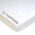 American Baby Company 100% Natural Cotton Fitted Mini Crib Sheet 38" x 24", Soft & Breathable, Pink Stars and Moons