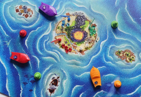 FoxMind Bermuda Pirates Magnetic Board Game for Kids, Captivating Pirate Adventure