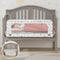 NUTIKAS Crib Rail Guard for Toddlers - 35.3" Toddler Bed Rails Convertible
