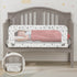 NUTIKAS Crib Rail Guard for Toddlers - 35.3" Toddler Bed Rails Convertible