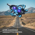 DvEBpWi RC Plane with LED Lights for Exciting Aerial Stunts Material Remote Control Airplane for Kids & Adults