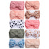 KIDOCHEESE Oversized Baby Headbands with Bows, Elastic Nylon Hairbands for Newborns, Infants, Toddlers & Kids