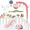 YUNGCHI Baby Crib Mobile with Music and Lights for Boys Musical Mobile