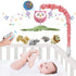 YUNGCHI Baby Crib Mobile with Music and Lights for Boys Musical Mobile