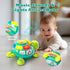 Zardali 6-12 Tummy 6 7 8 9 10 6-9-12 Baby Toys Months, Musical Turtle Time Developmental Crawling Toy for Months