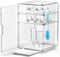 XANGNIER Baby Bottle Organizer,Clear Baby Bottle Storage Organizer for Countertop and Cabinet,with