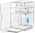 XANGNIER Baby Bottle Organizer,Clear Baby Bottle Storage Organizer for Countertop and Cabinet,with