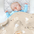Cozy 30" 40 Cute Hot Air Balloon Baby Blanket Cotton Throw Blanket Warm Nursery Swaddle Receiving Toddler Blankets x