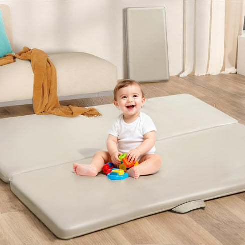 Baby Play Mat for Floor 1.2" Thick, Foldable, Waterproof, 5050 Playpen Mat,