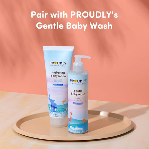 PROUDLY Hydrating Baby Lotion, 18 Ounce - Eczema Moisturizer Cream with Jojoba Oil & Shea Butter