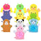 Sibba 10 Pcs Baby Bath Mitt Washcloths Gloves, Gentle Cute Exfoliating Wash Mitt