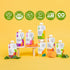 Serenity Kids 6+ Months USDA Organic Veggie Puree Baby Food Pouches - Carrot Spinach & Basil, 3.5 Ounce BPA-Free Pouch