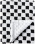 Soft Checkered Baby Blankets, Unisex, Breathable Gender Neutral, 30” X 40”