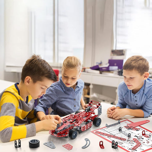 Set 8-12, 8 9 10 11 Lucky Doug Building Kit Model Car - STEM Project Building Toys for Kids Ages Assembly Building
