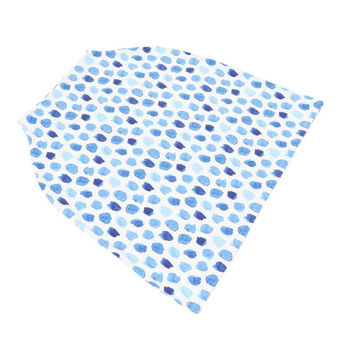 BAOK Nursing Cover Nursing Cover Warm and Breathable Nursing Cloth Cover for Nursery (Blue Base Dot Pattern)